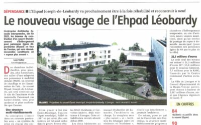 Le Populaire 16 juillet 2025 :  Ehpad Léobardy